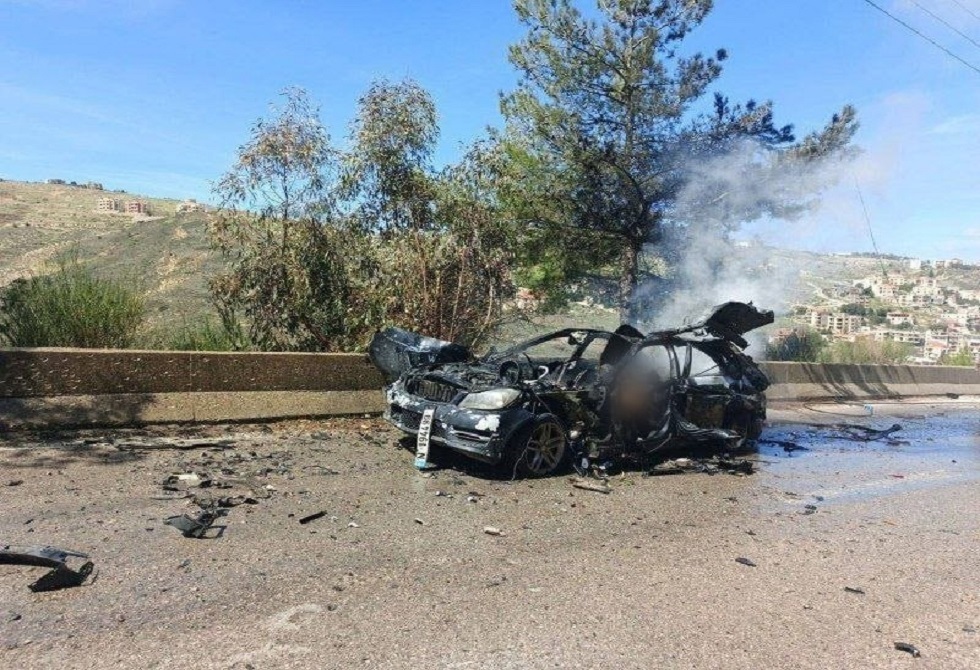 الجيش الإسرائيلي ينشر فيديو استهداف سيارة الصحفيين اللبنانيين شعيب وفتوني