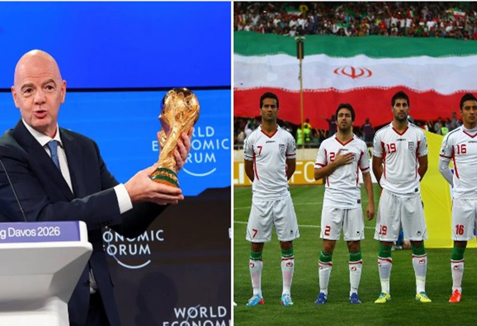 تحت أنظار إنفانتينو.. لاعبو منتخب إيران يحتجون بطريقة خاصة قبل مباراتهم ضد كوستاريكا