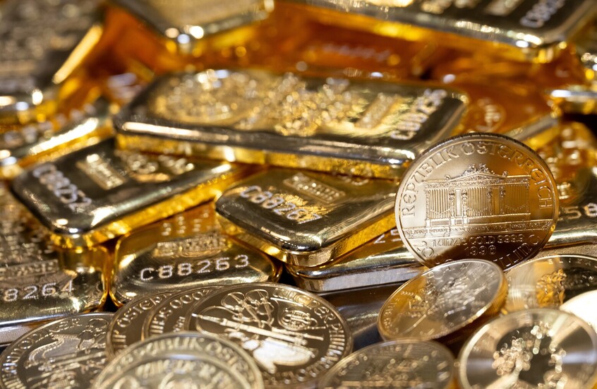 الذهب يرتفع إلى أعلى مستوى في أسبوعين