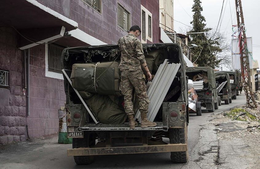 الجيش اللبناني يصدر بيانا حول إعادة تمركزه في الجنوب