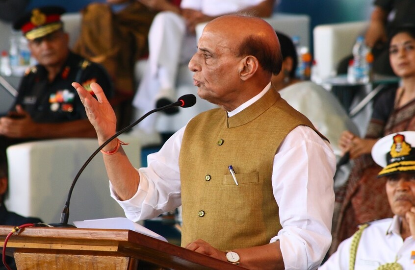 وزير الدفاع: صادرات الأسلحة الهندية تبلغ مستوى قياسيا جديدا