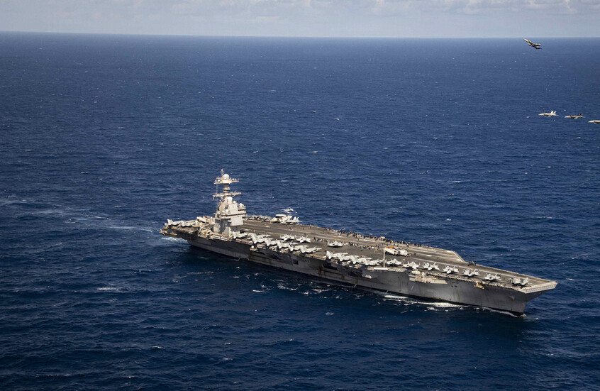"فورد" تبحر من كرواتيا.. ثلاث حاملات طائرات أمريكية تنتشر بالشرق الأوسط
