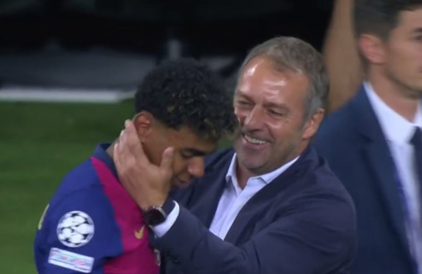 بعد بيان لامين جمال.. هانز فليك  يعلق على أزمة مباراة إسبانيا ومصر (فيديو)