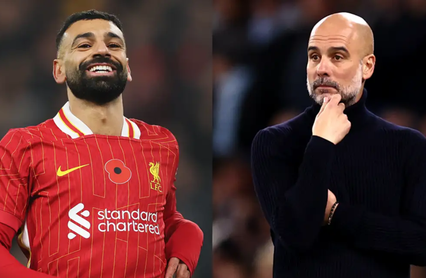 غوارديولا يغدق المديح على صلاح قبل مواجهة مانشستر سيتي وليفربول