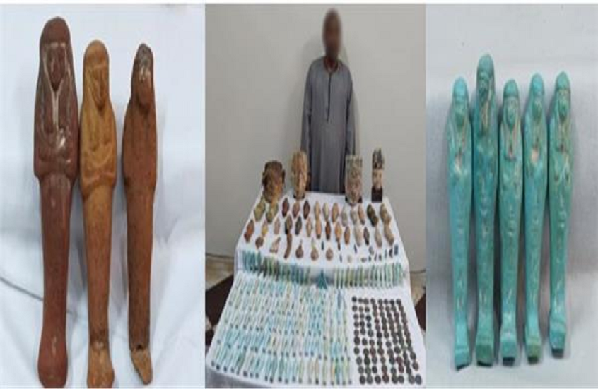 مصر.. الأمن يضبط متحفا يضم مئات القطع الأثرية بمنزل مواطن ـ صور