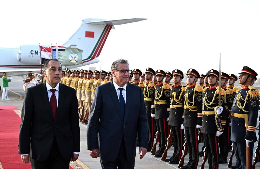 مصر والمغرب يعيدان هيكلة شراكتهما مع زيارة أخنوش للقاهرة 