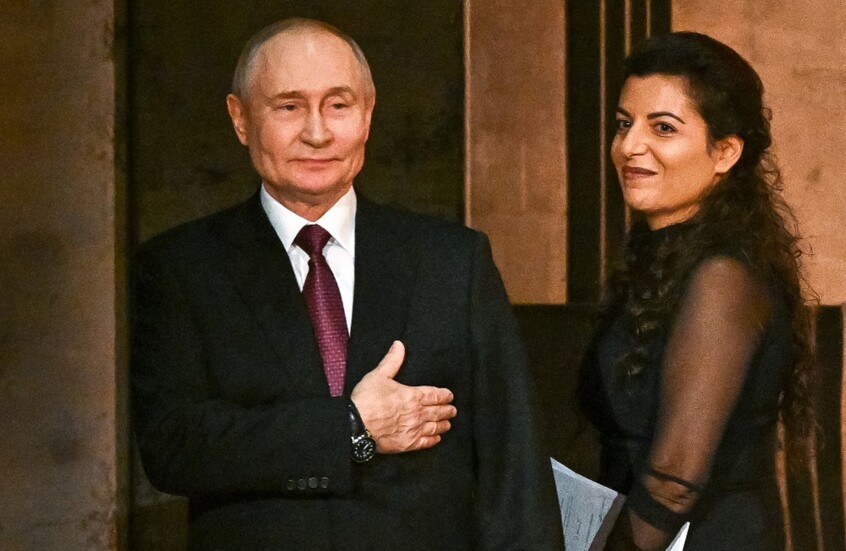 بوتين يهنئ سيمونيان بعيد ميلادها