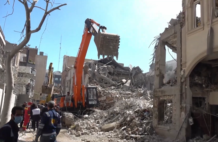 تدمير كنيس يهودي في طهران جراء غارات إسرائيلية أمريكية