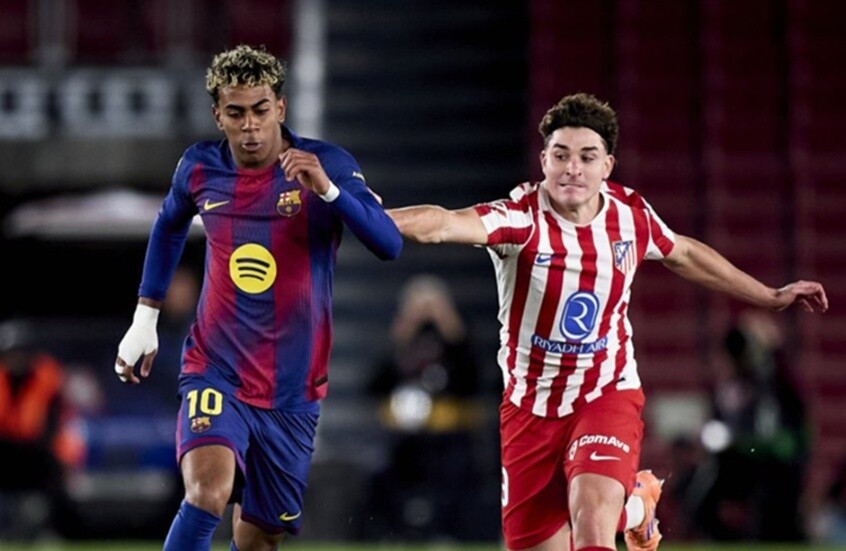 على رأسهم لامين جمال.. خطر الإيقاف يطارد نجوم برشلونة قبل قمة دوري الأبطال