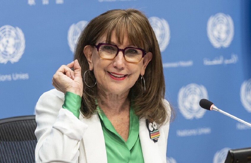 لافروف يلتقي المرشحة لمنصب الأمين العام للأمم المتحدة ريبيكا غرينسبان