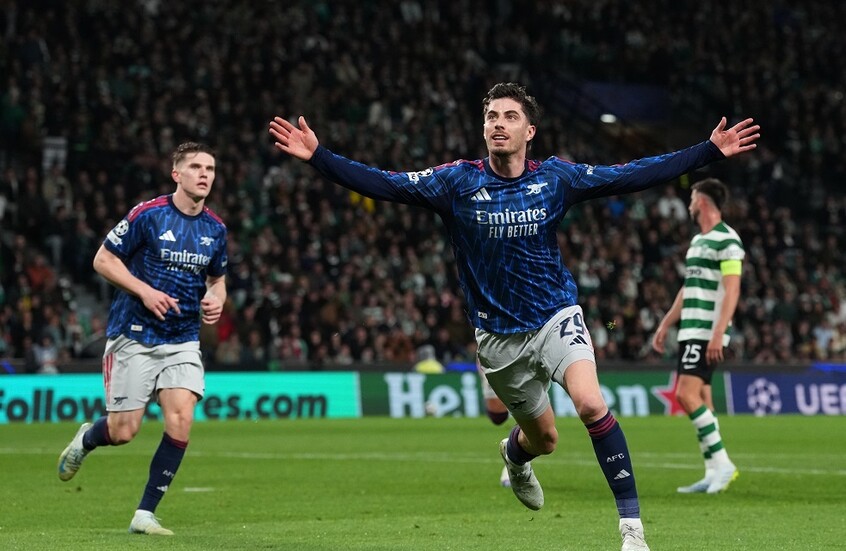 أرسنال يسقط سبورتنغ لشبونة بهدف في الوقت القاتل