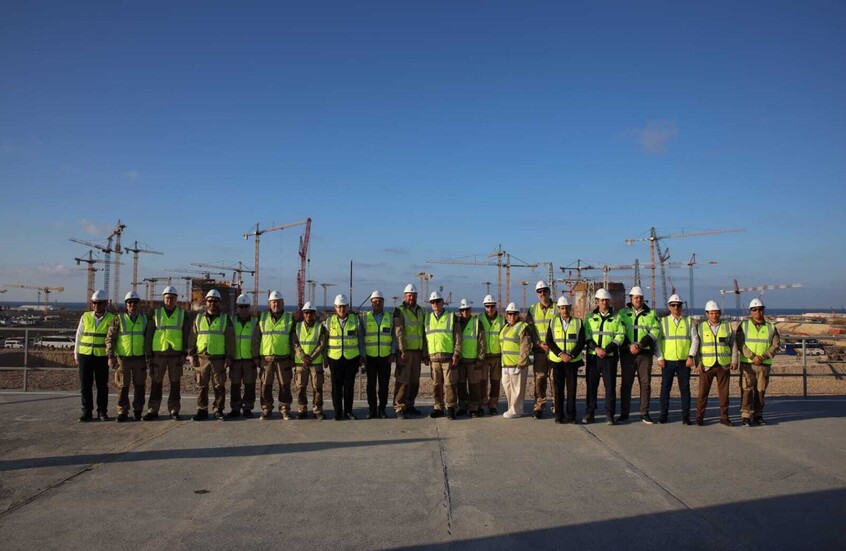 وفد روسي رفيع المستوى يزور محطة الضبعة النووية في مصر