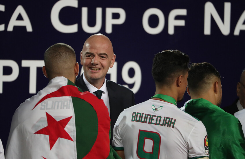 جياني إنفانتينو يبدأ زيارة رسمية إلى الجزائر