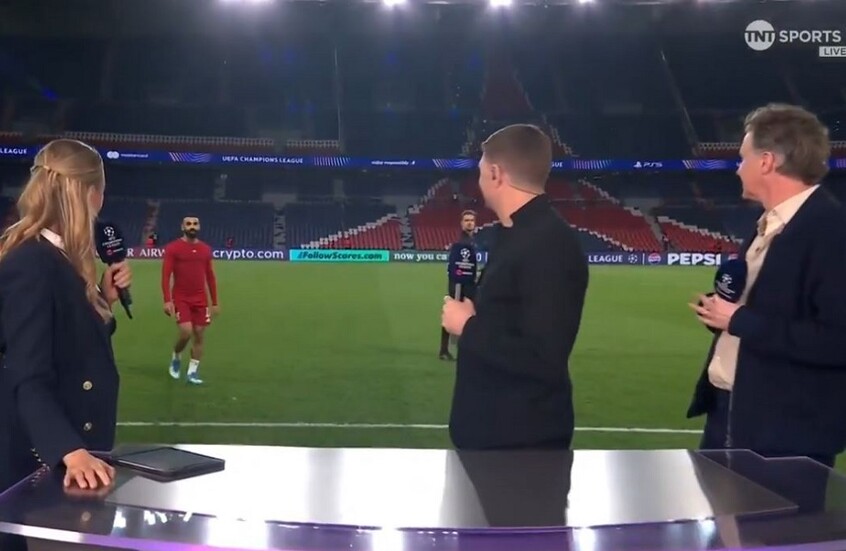 في ملعب خال..  جيرارد يعلق على رد فعل صلاح بعد هزيمة ليفربول أمام باريس سان جيرمان (فيديو)