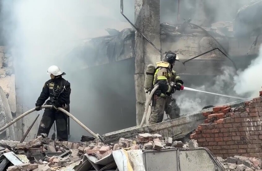 مقتل شخصين جراء انفجار في مستودع للألعاب النارية جنوب روسيا (فيديو)