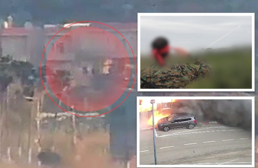 "سحب إصابات وسقوط مقذوف واندلاع النيران".. "حزب الله" يبث مشاهد من عملياته ضد إسرائيل (فيديوهات)