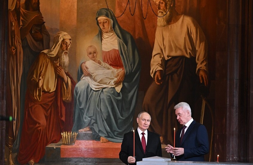 بوتين يهنئ المسيحيين الأرثوذكس بمناسبة عيد الفصح