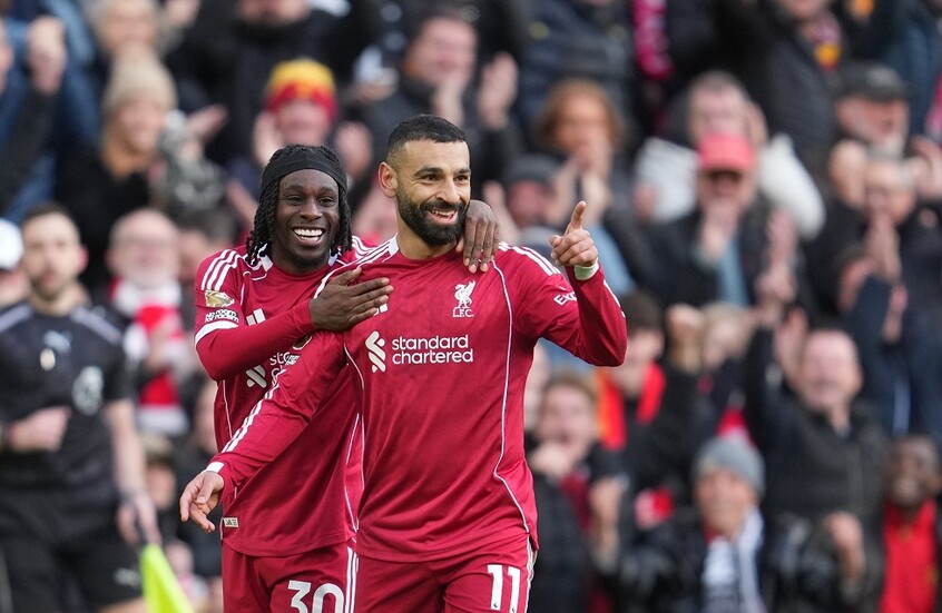 شاهد.. هدف صلاح وتعليق سلوت عليه