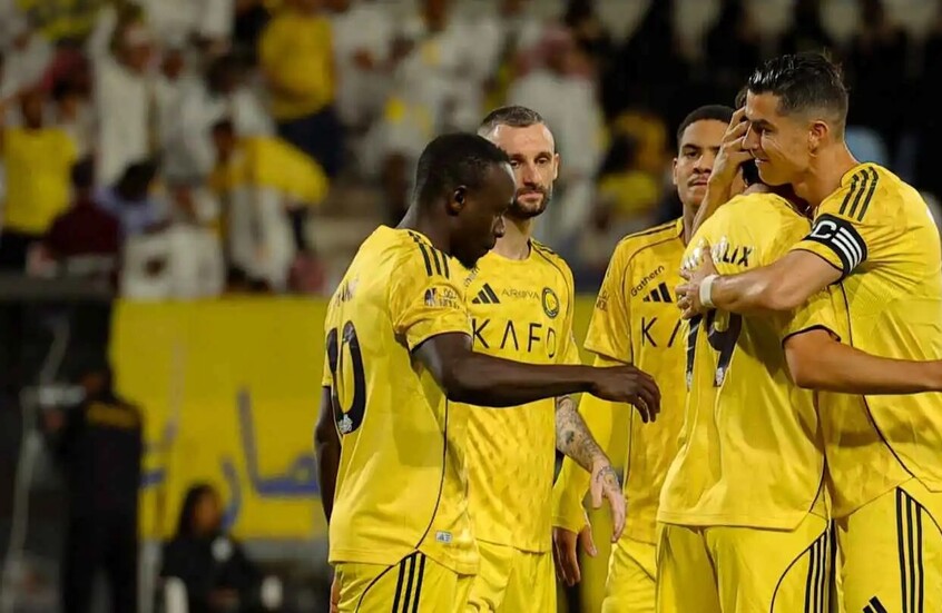 النصر يتحدى الجميع بتغريدات نارية بعد الفوز على الأخدود (صور)