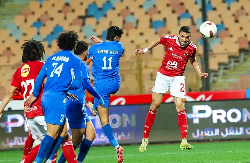 شاهد.. هدف الأهلي فوز في الوقت الضائع