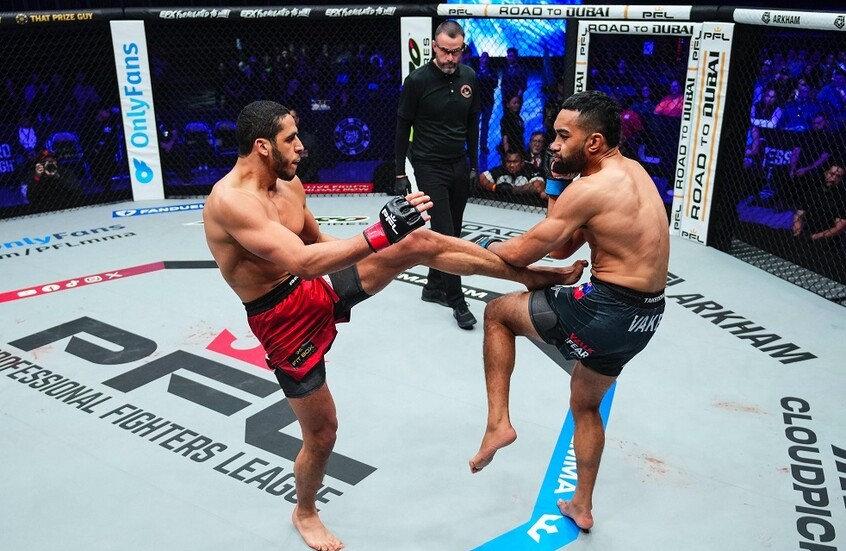 شاهد.. المقاتل المصري عمر الدفراوي يسقط منافسه بالضربة القاضية