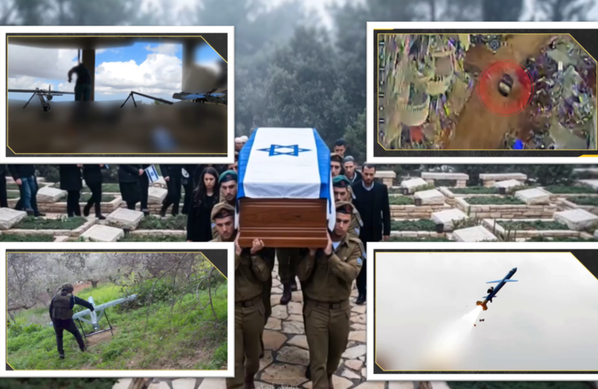 "صاروخ كروز وإصابة هامر عسكري"..حزب الله يبث مشاهد مواجهته إسرائيل ويحذر: دباباتكم قبوركم (فيديوهات)