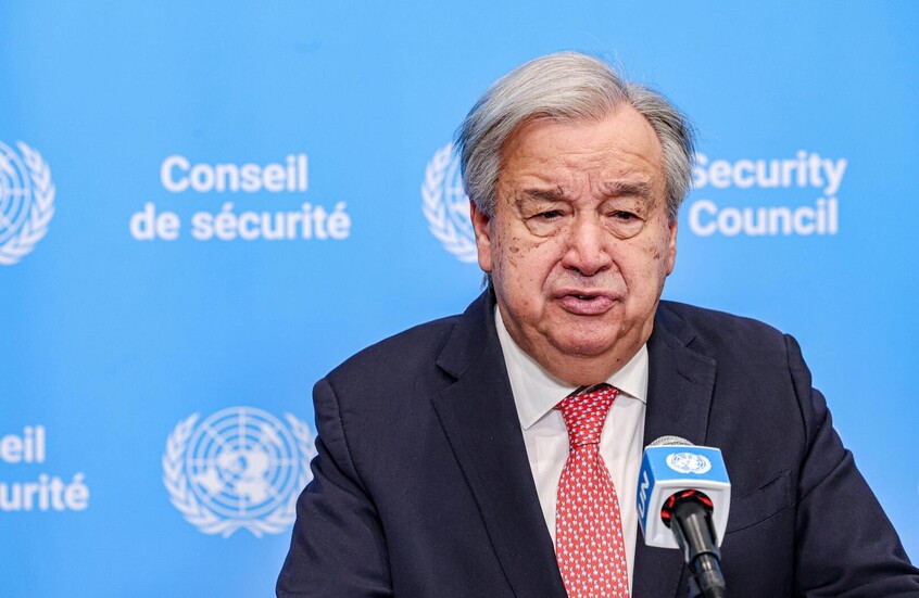 غوتيريش يأمل في حدوث تغيرات بعد المفاوضات بين إسرائيل ولبنان