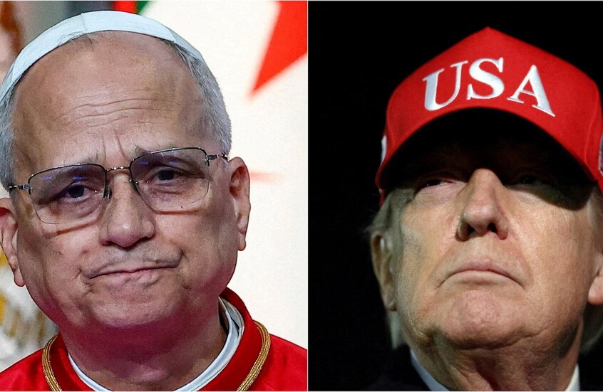 ترامب: هل يمكن لأحدكم أن يوصل هذه الرسالة للبابا؟!