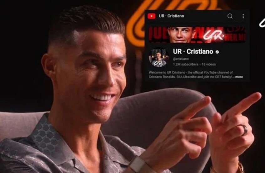 كريستيانو رونالدو على أعتاب إنجاز رقمي تاريخي في "يوتيوب"
