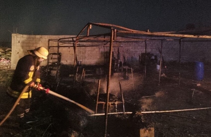 وفاة 5 أطفال بحريق خيمتين في ريف دمشق وإصابة ثلاثة من عائلة واحدة (صور)