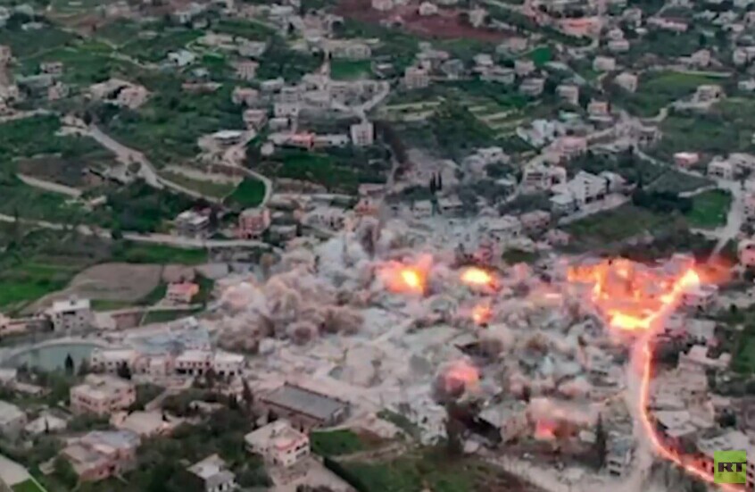 الجيش الإسرائيلي ينشر مشاهد لتدمير بنية تحتية "تابعة" لحزب الله