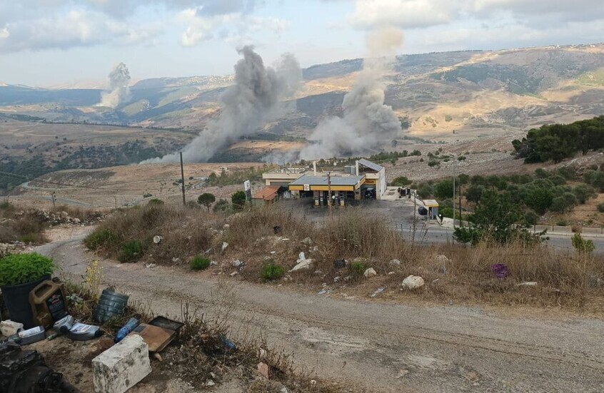 مراسلتنا: الجيش الإسرائيلي يشن غارات عنيفة جدا على لبنان