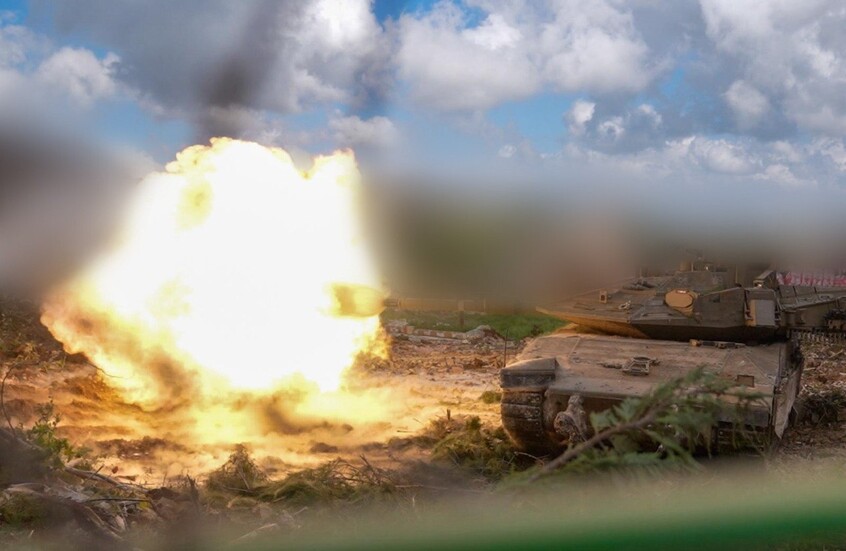 قبل ساعة من وقف إطلاق النار.. الجيش الإسرائيلي يشن قصفا وغارات عنيفة على لبنان (فيديو)