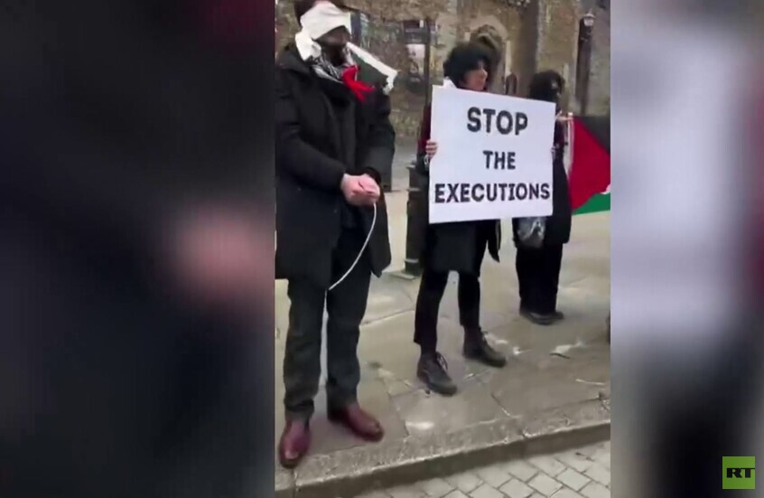 بريطانيا.. وقفة احتجاجية بمناسبة يوم الأسير الفلسطيني في مدينة كارديف