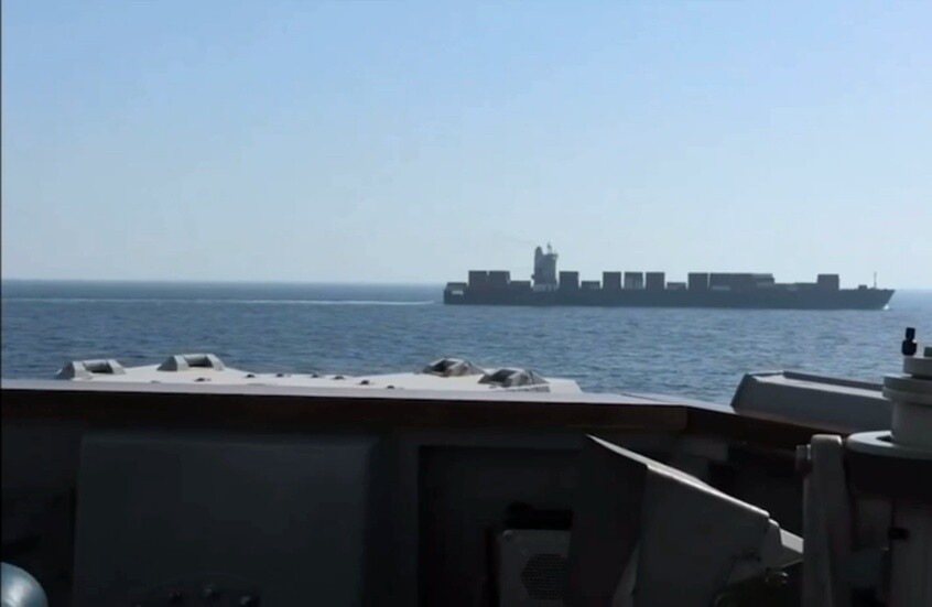 الجيش الأمريكي يعرض فيديو لاعتراض سفينة "توسكا" الإيرانية