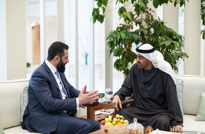 "أم الإمارات" تستقبل والدة الشرع