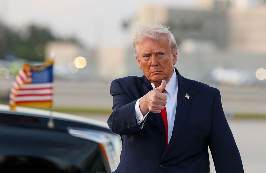 الرئيس الأمريكي دونالد ترامب