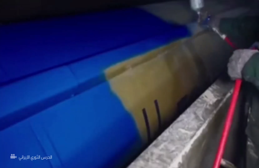 الحرس الثوري يطلي صاروخا باللون الأزرق تلبية لطلب طفل إيراني