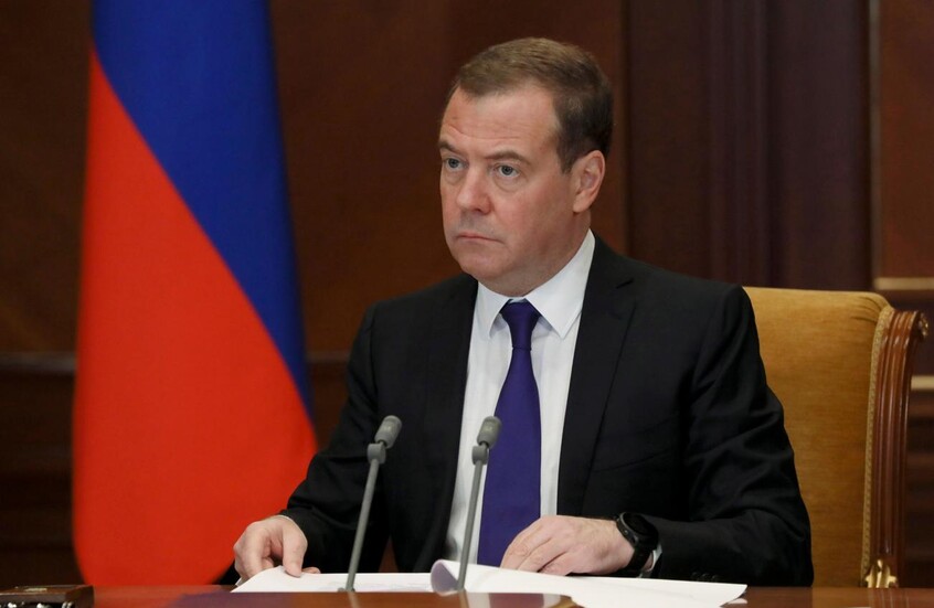 نائب رئيس مجلس الأمن الروسي دميتري مدفيديف