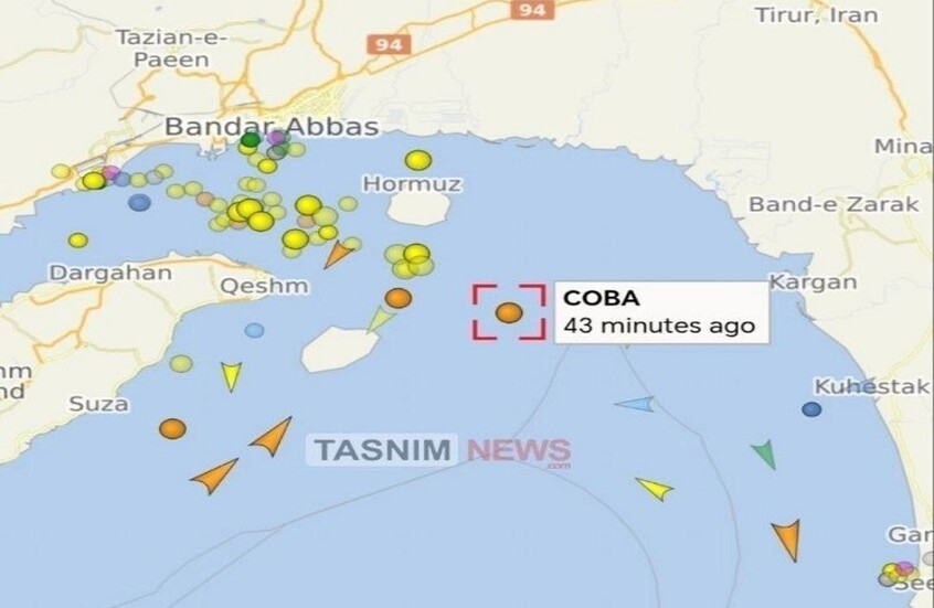 "تسنيم": ناقلة نفط عملاقة معاقبة أمريكيا تعبر مضيق هرمز