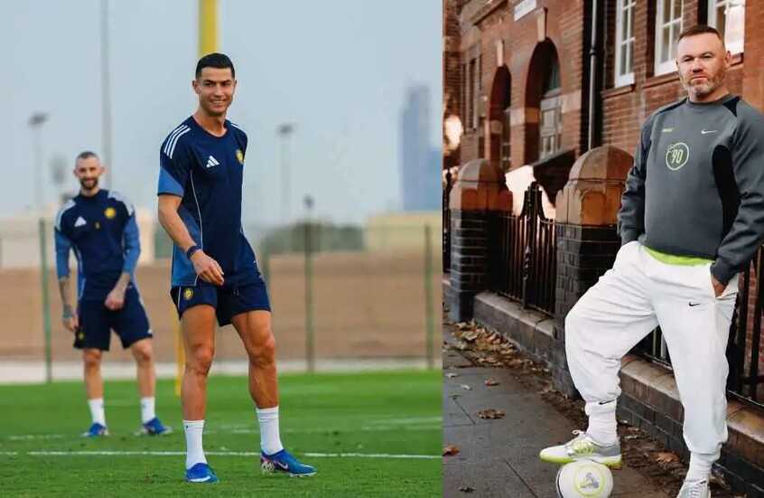 رغم الانتقادات.. واين روني يفاجئ كريستيانو رونالدو (فيديو)