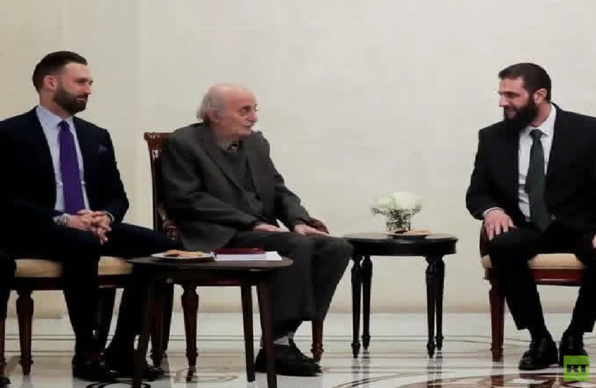 الشرع يستقبل وليد جنبلاط في دمشق ويبحثان العلاقات اللبنانية ـ السورية وملف السويداء