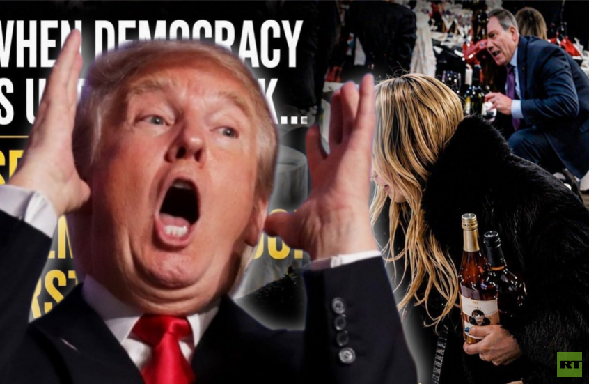 مشاهد غريبة لصحفيين وسط فوضى هجوم واشنطن