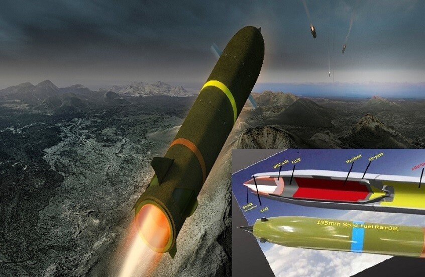 مدفعية المستقبل.. شركة بريطانية تختبر قذيفة عيار 155 ملم مزودة بمحرك الوقود السائل