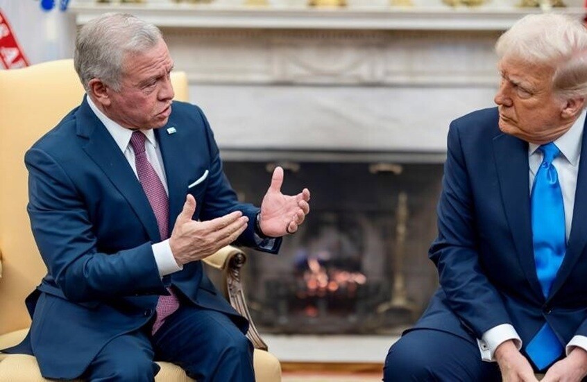 العاهل الأردني والرئيس ترامب يبحثان "تهدئة شاملة" تعيد الاستقرار للإقليم