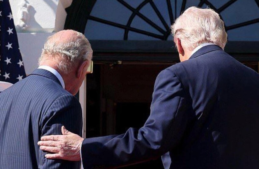 لفتة ودية أم خرق للبروتوكول في استقبال ترامب للملك تشارلز في البيت الأبيض (فيديو)