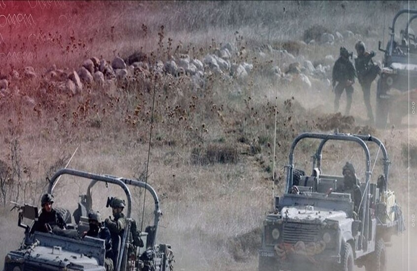 تحت غطاء المسيرات .. رتل كبير من القوات الإسرائيلية يتوغل في الأراضي السورية