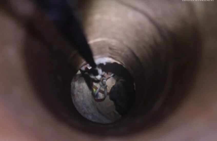 سوريا.. إنقاذ طفل سقط في بئر عمقه 18 مترا (فيديو)