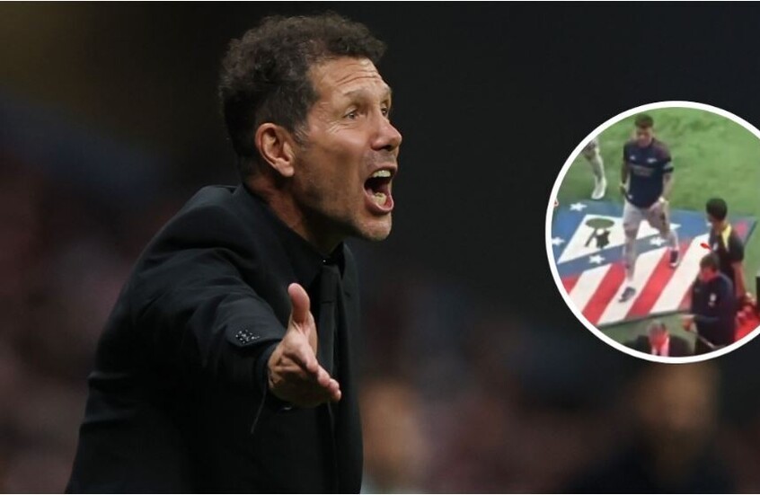 الدوس على الشعار يشعل فتيل الأزمة بين أتلتيكو وأرسنال