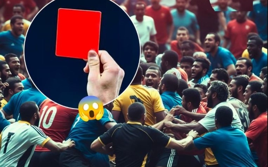 فضيحة في الملاعب الفرنسية.. طرد 24 لاعبا في مباراة واحدة